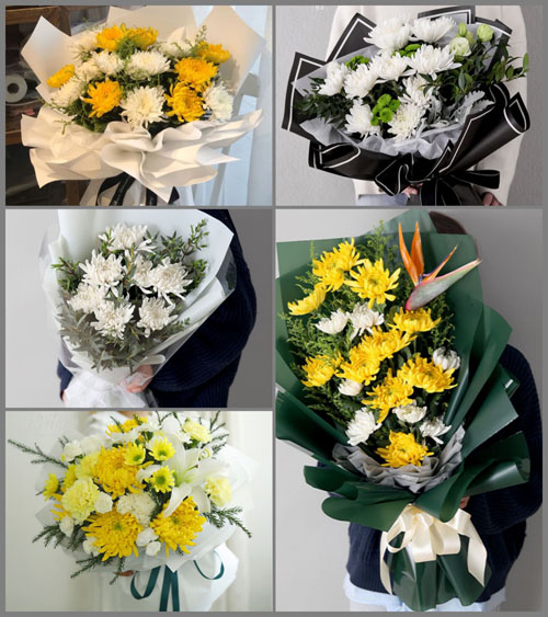 广东广州市番禺区新造镇练溪村白事花束代送